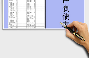 2021年資產負債表