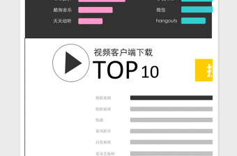 2021年創(chuàng)意條形圖-手機應(yīng)用下載排行榜