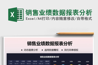 2021年銷售業(yè)績數(shù)據(jù)報表分析