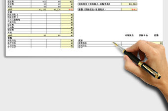 2021年月度家庭預(yù)算-（函數(shù)自動(dòng)匯總）
