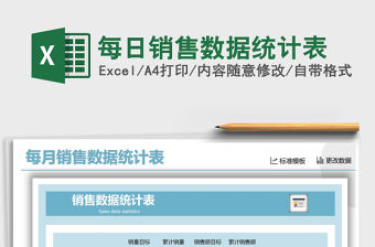 2021年每日銷售數據統計表