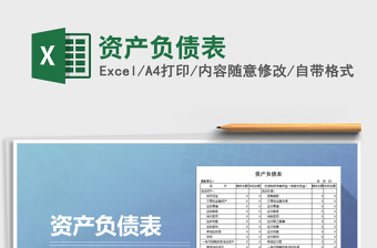 2021年資產(chǎn)負(fù)債表
