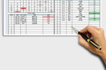 2021年收支理財記賬表免費下載