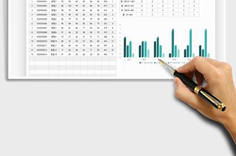 2021年學生成績單(分類統計，自動排名)