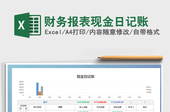 2022财务出纳年度日记账报表