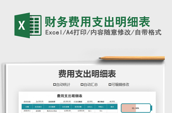 2021年財(cái)務(wù)費(fèi)用支出明細(xì)表