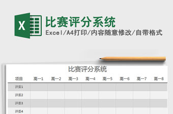 2021年比賽評分系統