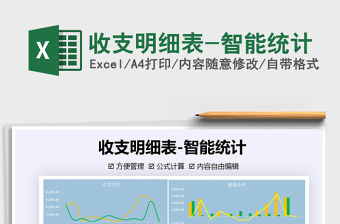 2021年收支明細表-智能統計