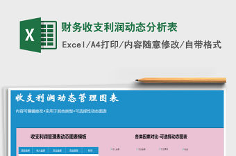 2021年財務收支利潤動態分析表