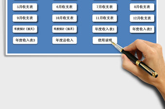 2021年財務記賬管理系統（任一年度，非常實用）免費下載