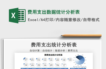 2021年費(fèi)用支出數(shù)據(jù)統(tǒng)計(jì)分析表