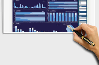 2021年人事數據處理可視化動態圖表看板