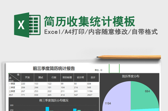 简历收集汇总台账表