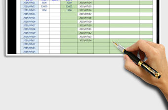 2021年收支日記賬-公式自動匹配