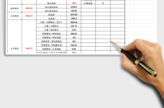 2021年電商營業(yè)日報表