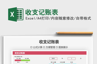 2021年收支記賬表