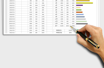 2021年年度收支匯總表及日累計(jì)結(jié)余