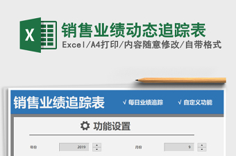 2021年銷售業(yè)績動(dòng)態(tài)追蹤表