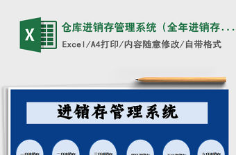 2021年倉庫進銷存管理系統（全年進銷存）