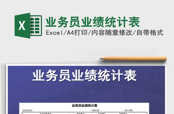 2021年業(yè)務(wù)員業(yè)績統(tǒng)計表