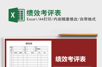 2021年績效考評(píng)表