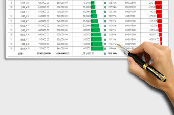 2021年銷售業績報表