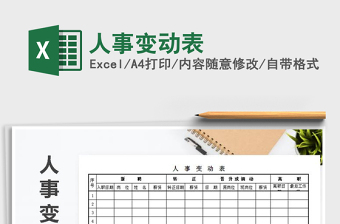 2021年人事變動(dòng)表