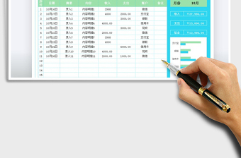 2021年收支明細表