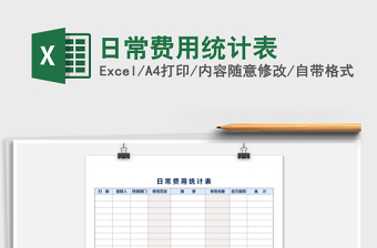 2021年日常費用統(tǒng)計表