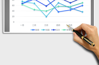 2021年純藍系列折線圖