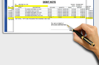 2021年請款單(英文)