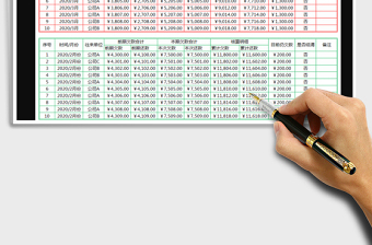 2021年账务报表-财务对账单免费下载