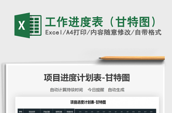 2021年工作進(jìn)度表（甘特圖）