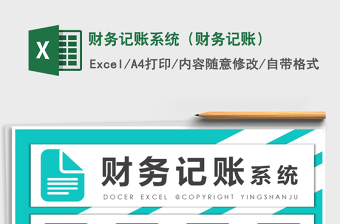 2021年財務記賬系統(tǒng)（財務記賬）