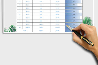 2021年銷售目標跟進（含銷售記錄表）