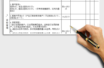 2021年銷售員考核表