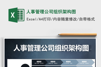 2021年人事管理公司組織架構(gòu)圖