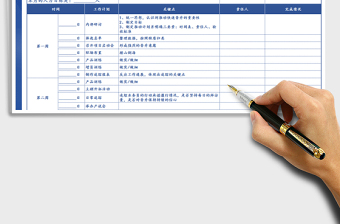 2021年保险公司营销团队目标与行动计划表