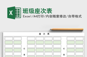 2021年班级座次表