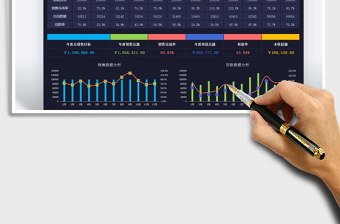 2021年年度目標(biāo)銷售回款數(shù)據(jù)分析表