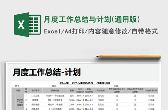 2021年月度工作總結(jié)與計劃(通用版)