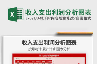 2021年收入支出利潤分析圖表