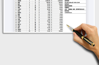 2021年生日會(huì)預(yù)算表免費(fèi)下載