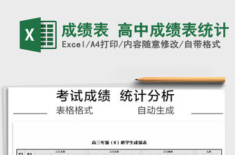 2021年成績表 高中成績表統計