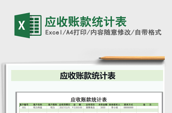 2021年應(yīng)收賬款統(tǒng)計(jì)表