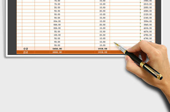 2021年收入支出明細報表（模板）