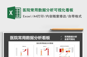 2021年醫(yī)院常用數(shù)據(jù)分析可視化看板