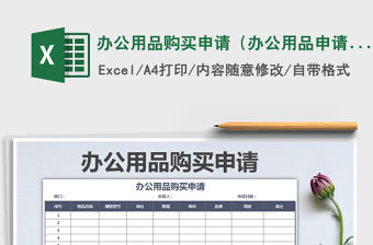 2021年辦公用品購買申請（辦公用品申請）