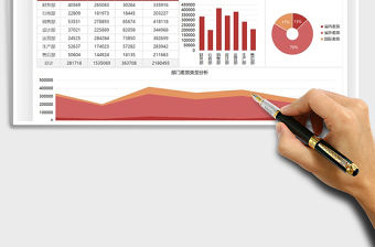 2021年員工年度差旅費用圖表匯報