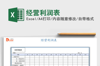 2021年經(jīng)營(yíng)利潤(rùn)表